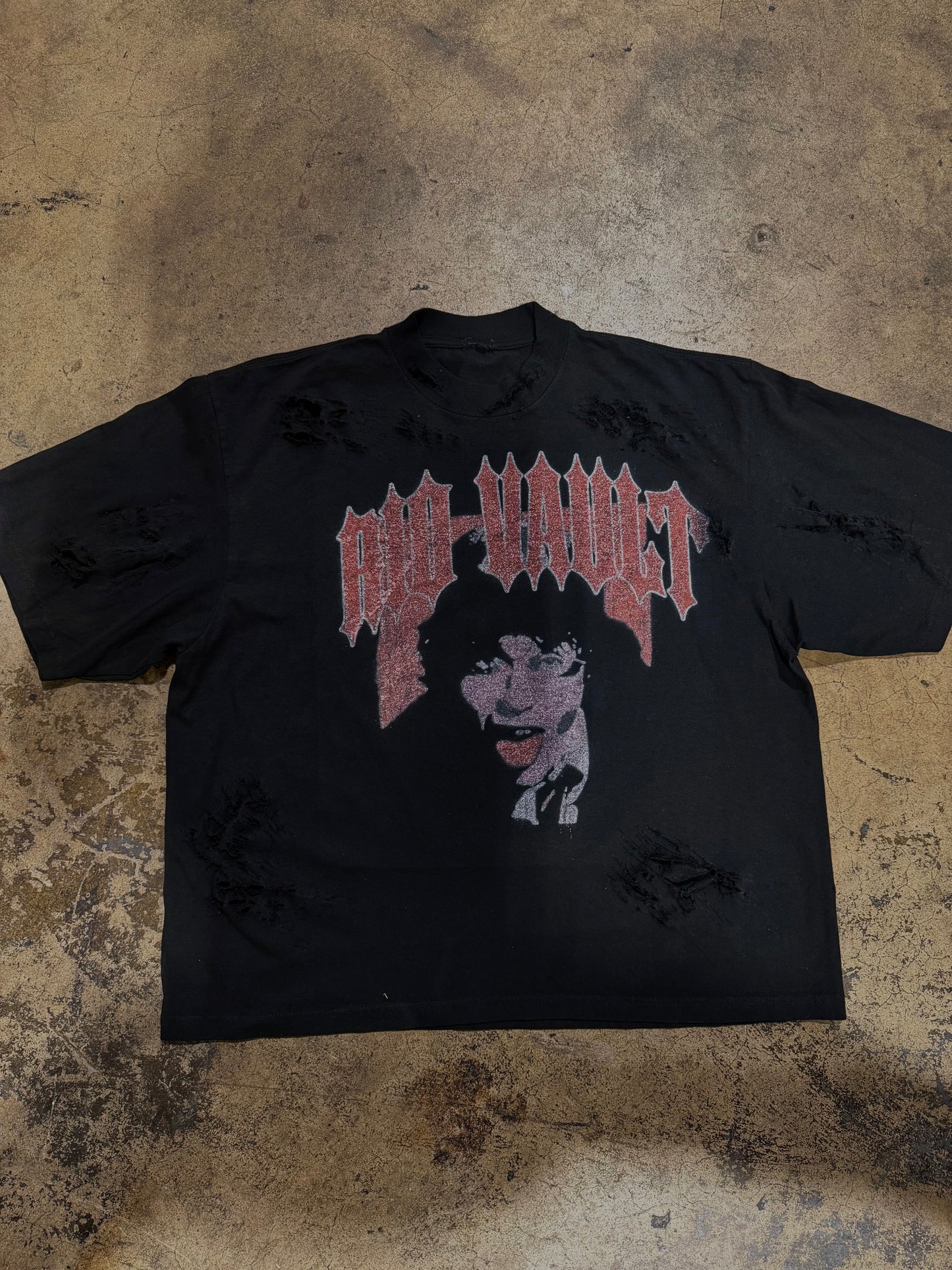 “Distressed Rock Tee”