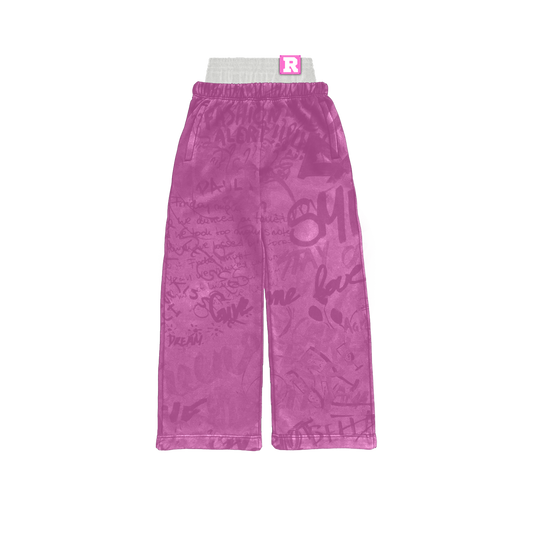 FULL WORLD WIDE SWEATSUIT ( PINK )