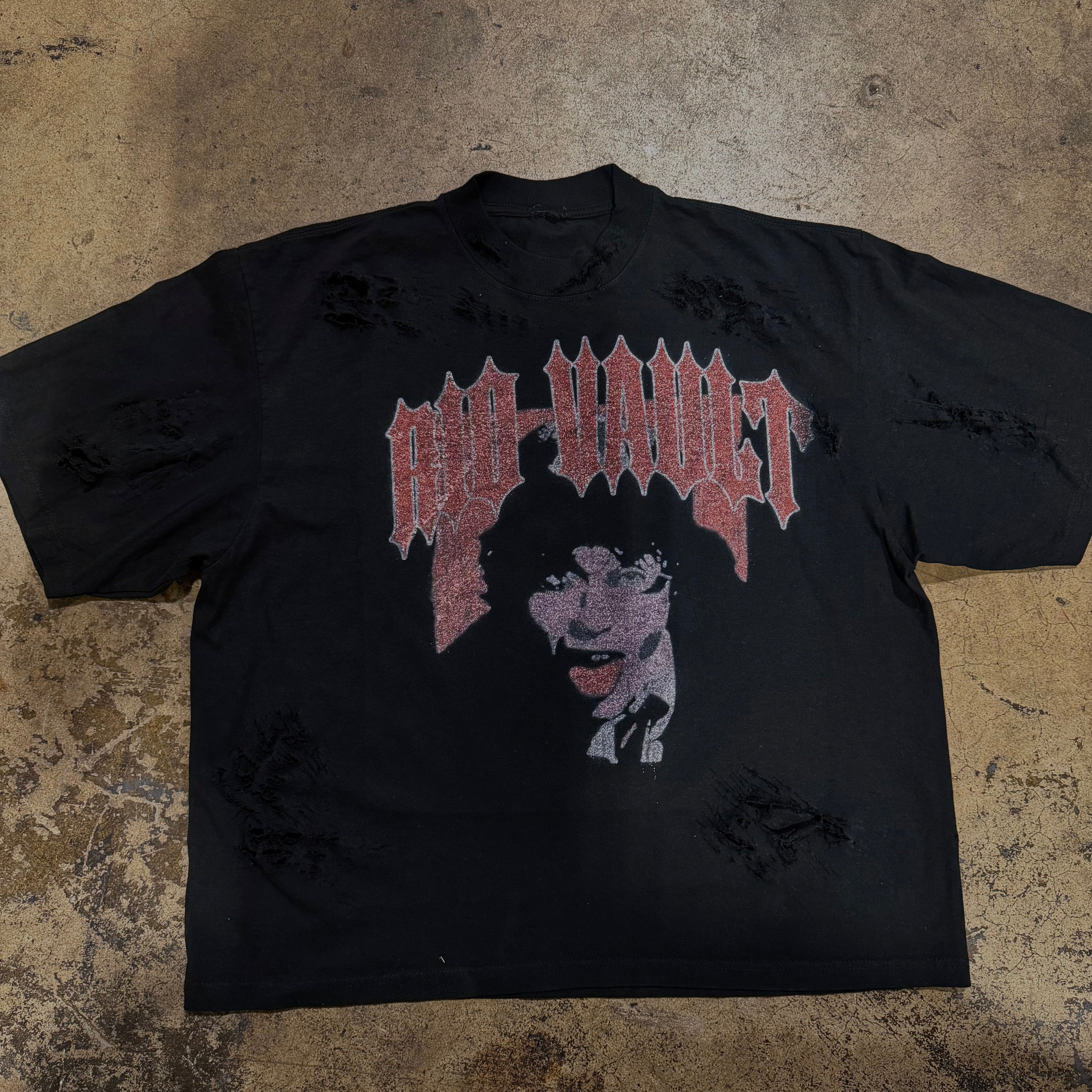 “Distressed Rock Tee”