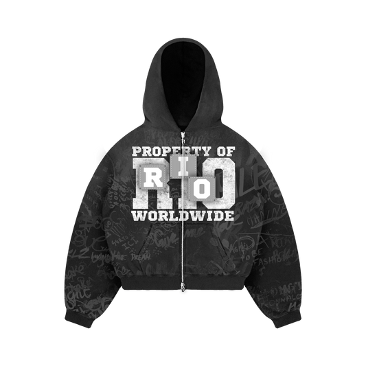 FULL WORLD WIDE SWEATSUIT(BLACK)