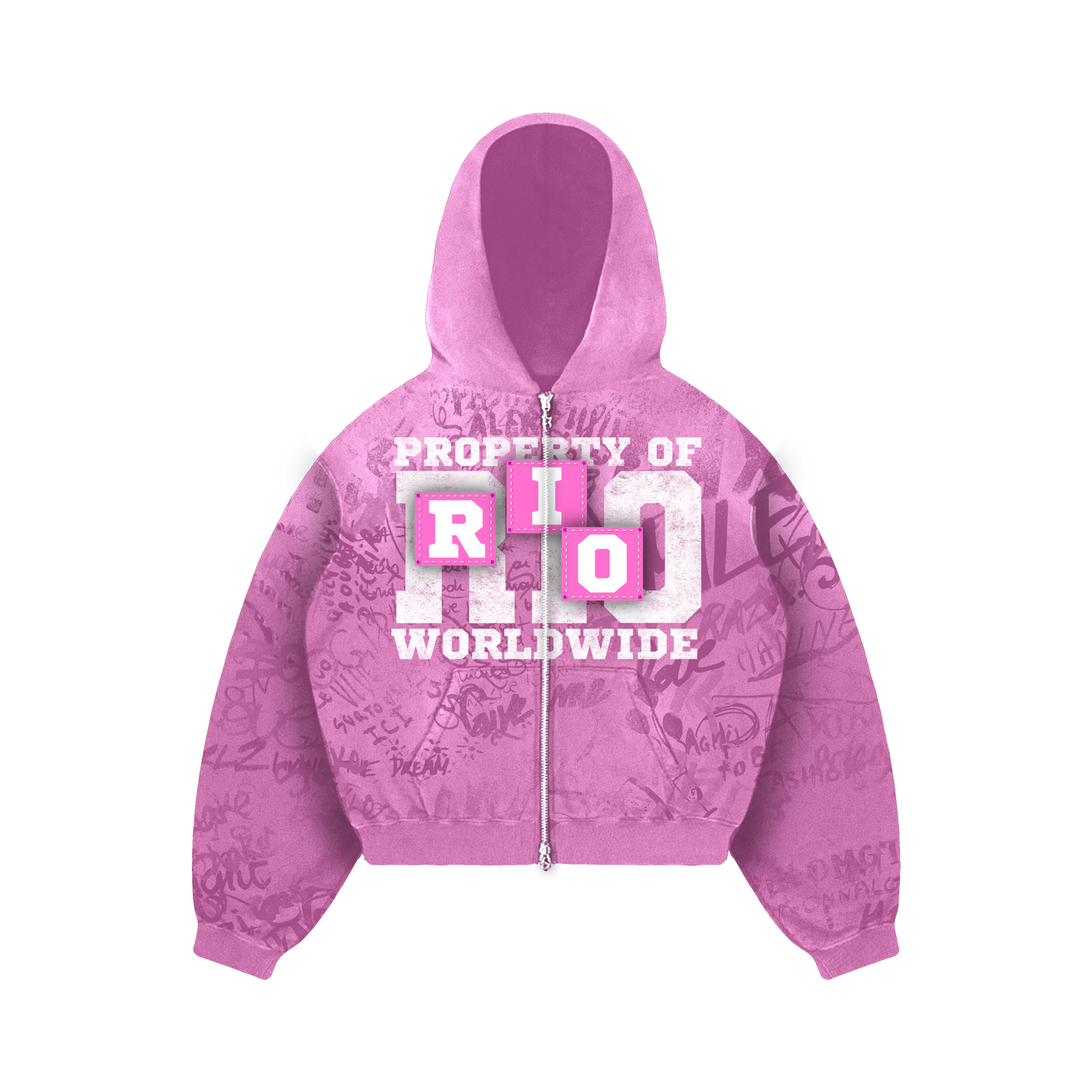 FULL WORLD WIDE SWEATSUIT ( PINK )