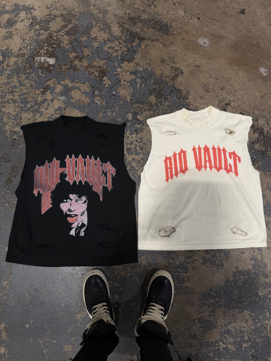 DISTRESSED RIO TEE(SLEEVELESS)