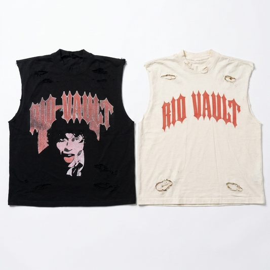 DISTRESSED RIO TEE(SLEEVELESS)