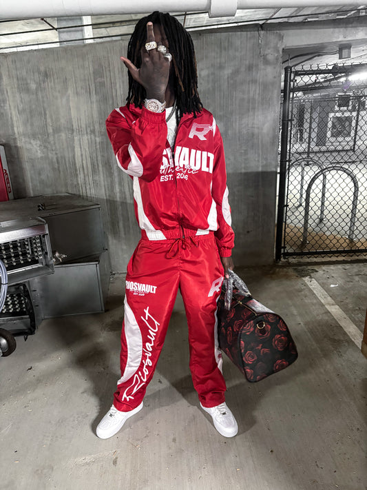 "WHAT THE" WINDBREAKER SETS - RED