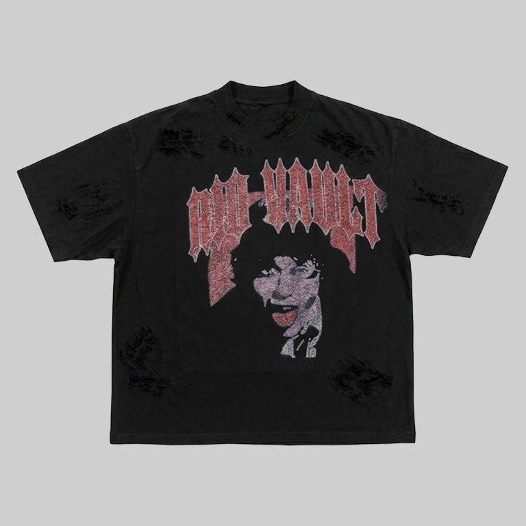 “Distressed Rock Tee”